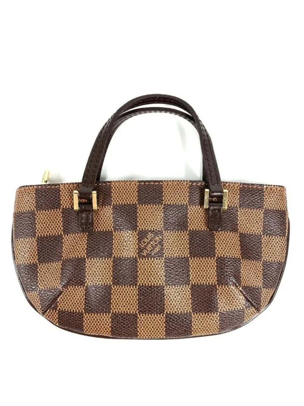 Louis Vuitton Pouch Manosque GM Only Damier Canvas Ebene Brown - Picture 2 of 9